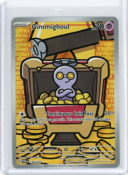 Gimmighoul Pokémon Paradox Rift Illustration Rare #198/182