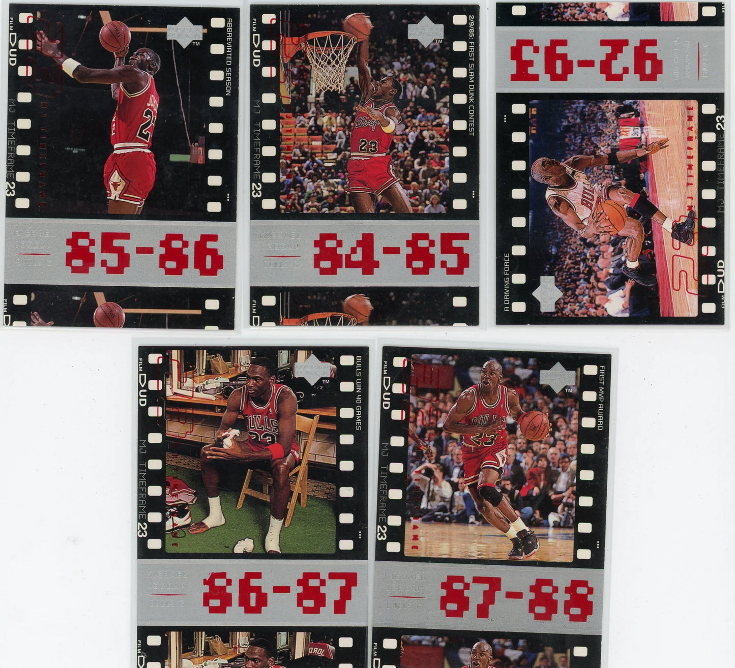 Michael Jordan Upper Deck 1998 Film Bundle
