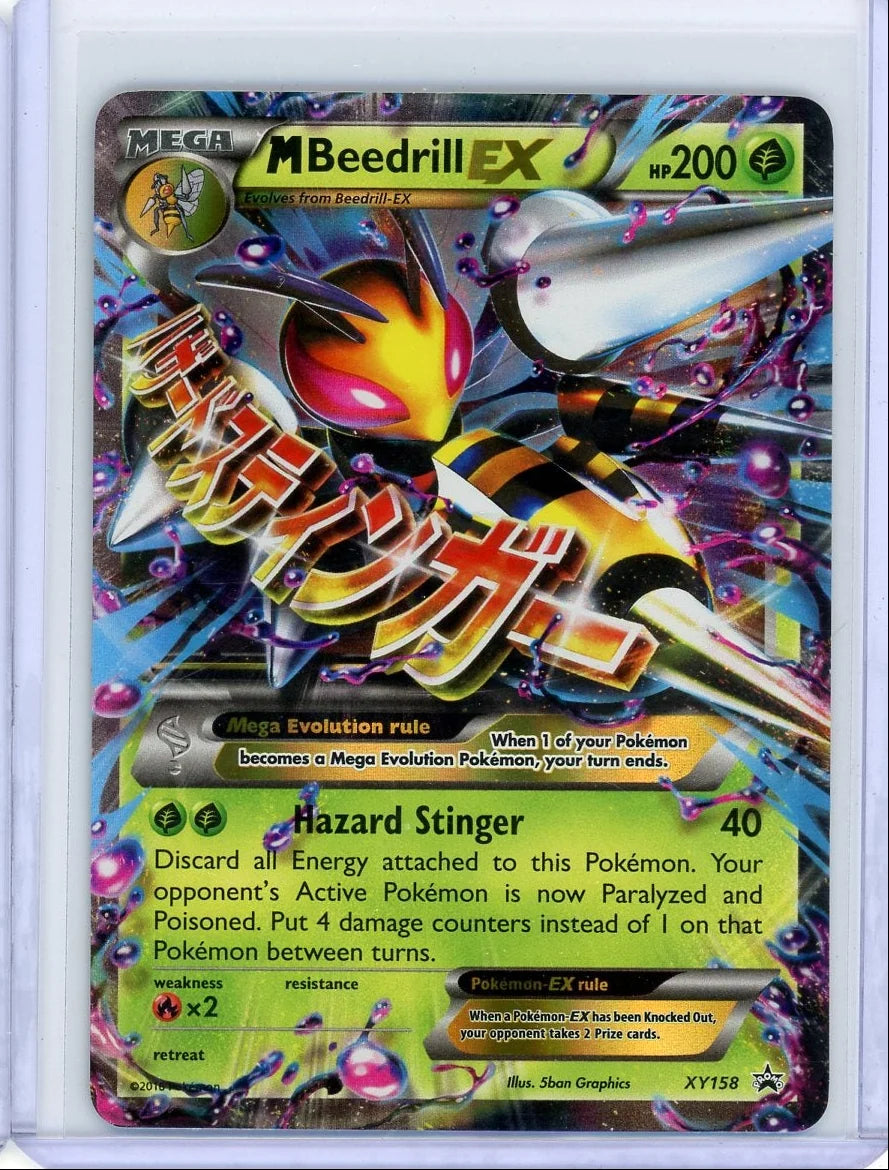 Mega Beedrill EX Pokémon XY Black Star Promo #XY158