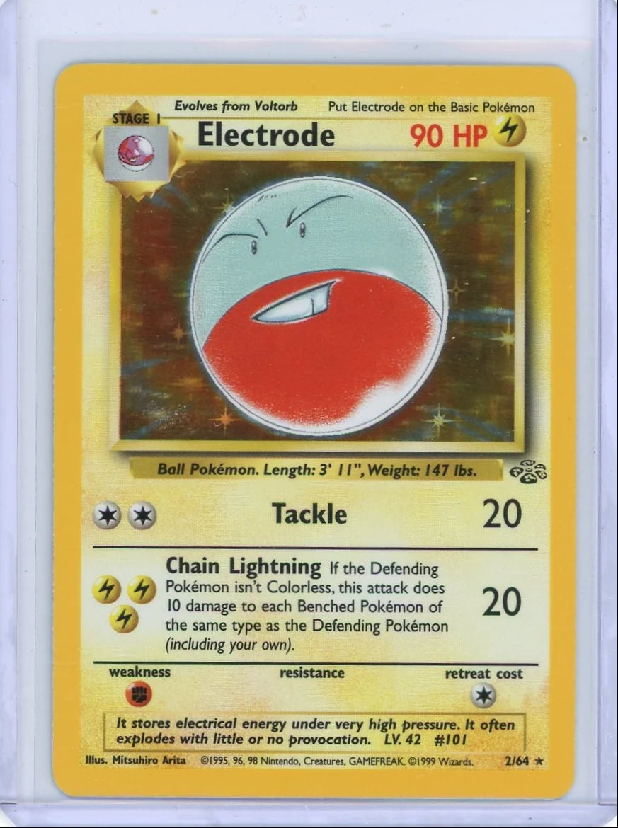 Electrode 1999 Pokemon Jungle holo #2/64 LP/NM