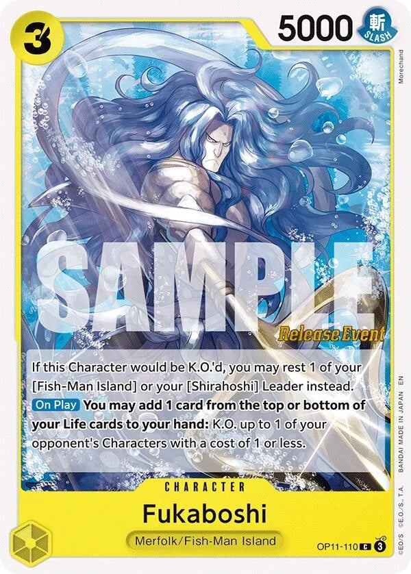 Fukaboshi (OP11-110) (A Fist of Divine Speed Release Event Cards) (OP11 RE)