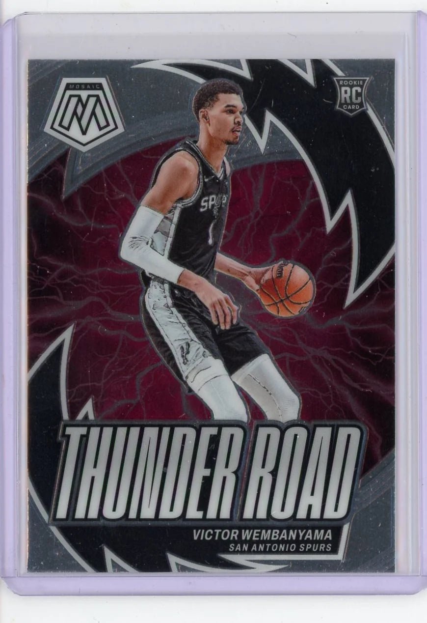 Victor Wembanyama 2023-24 Panini Mosaic Thunder Road RC
