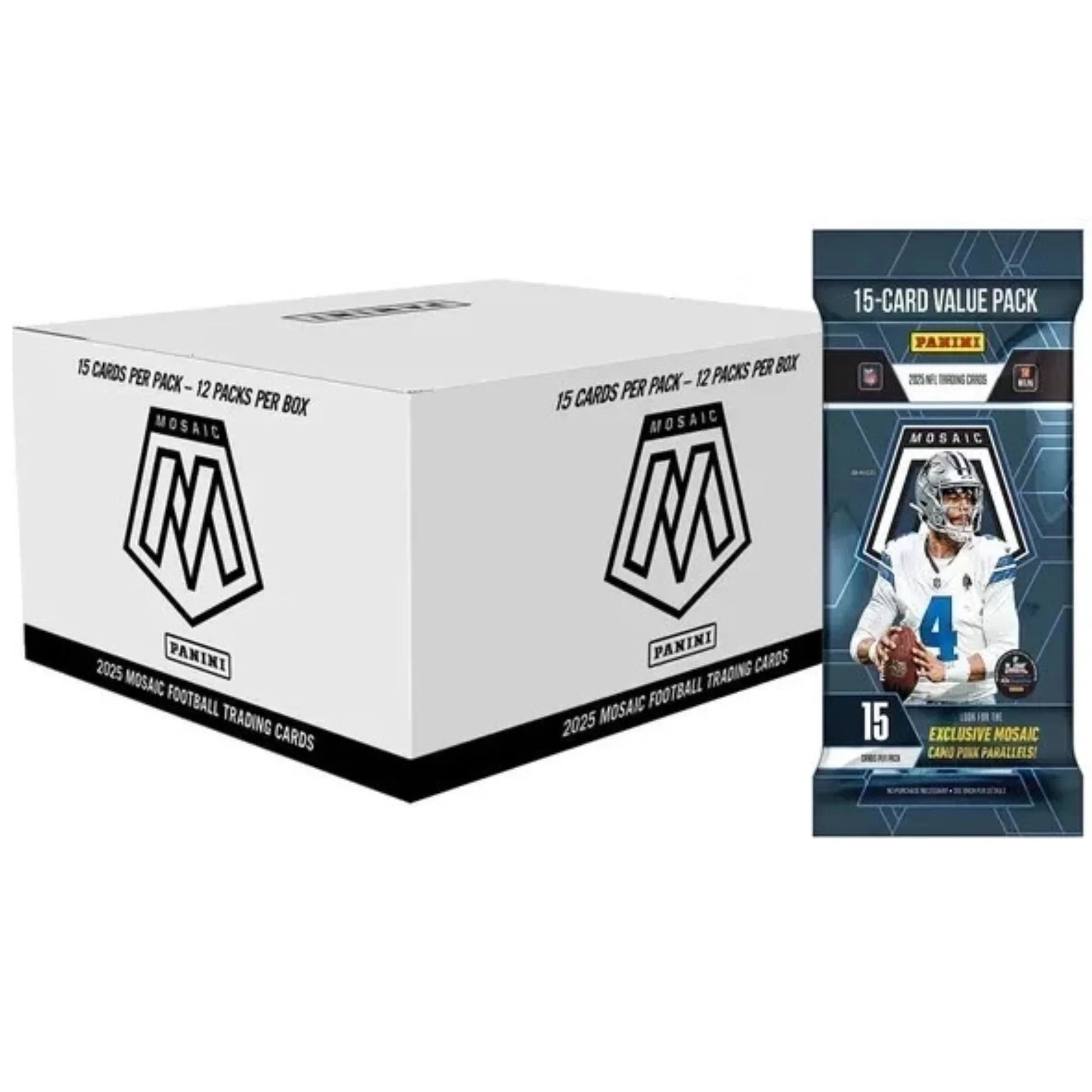 2025 Mosaic Football Cello Pack Box