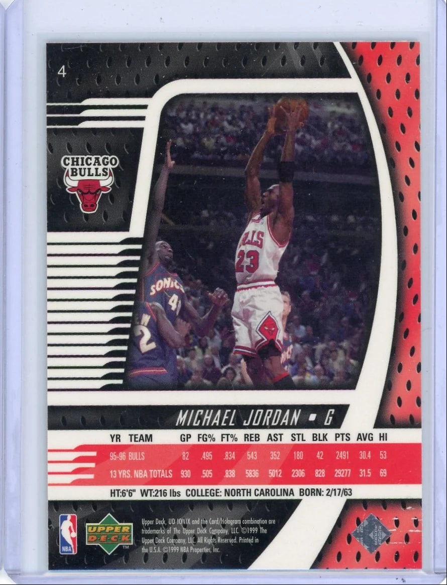 Michael Jordan 1999 Upper Deck Ionix #4