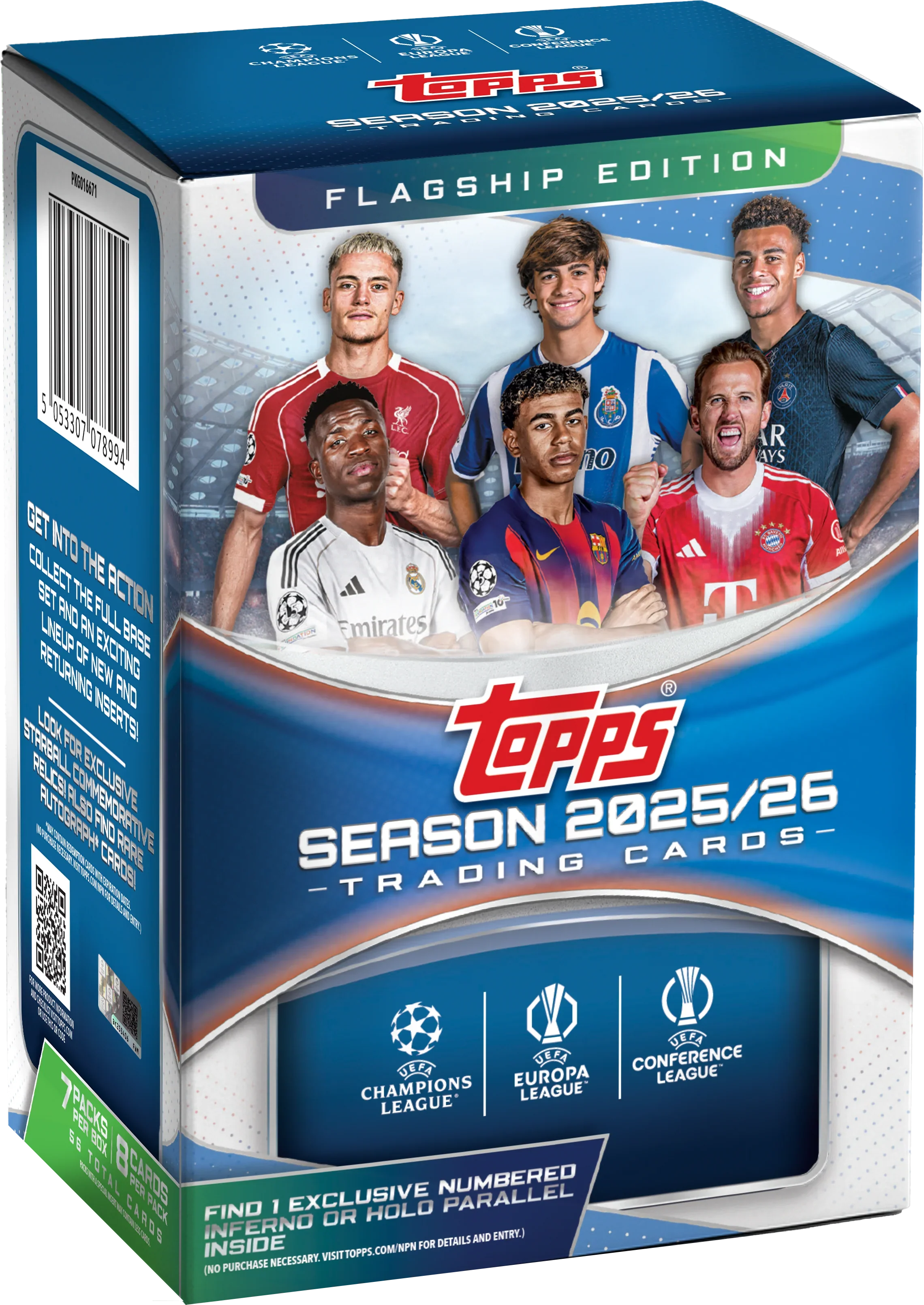 2025-26 Topps UEFA Club Competitions Soccer Blaster Box