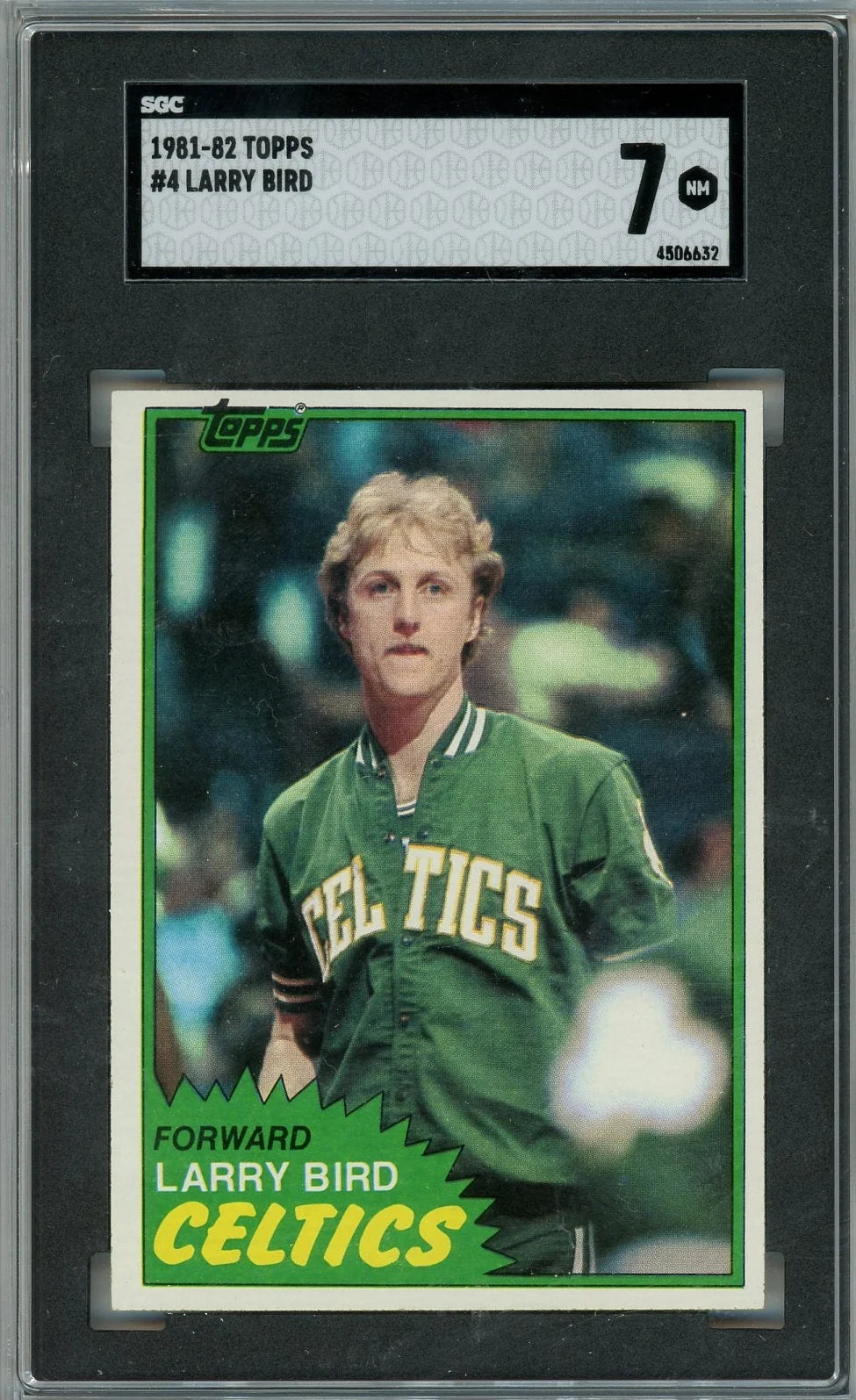 Larry Bird 1981-82 Topps #4 SGC 7
