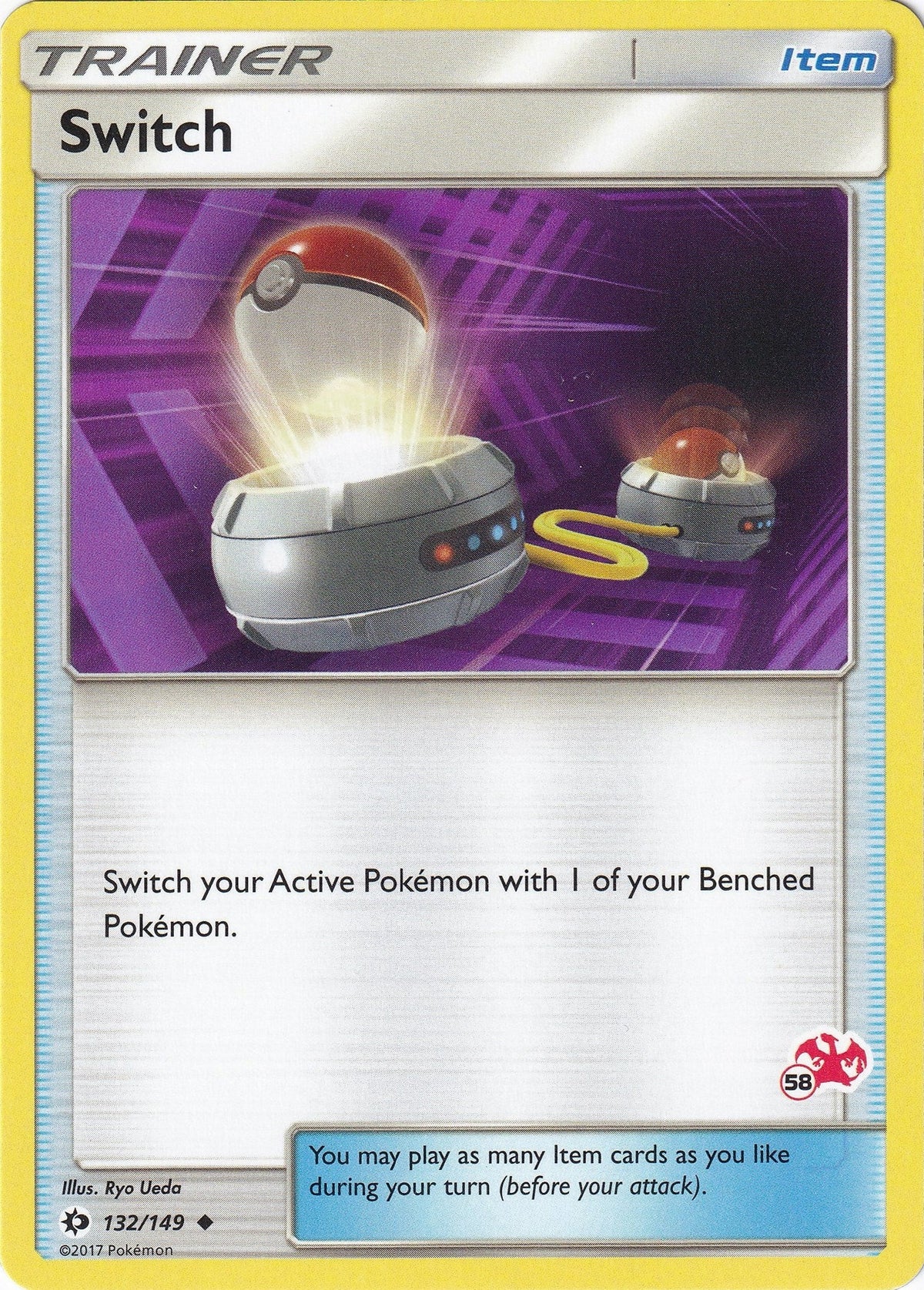 Switch - 132/149 (#58 Charizard Stamped) (132/149) (Battle Academy) (BTA)