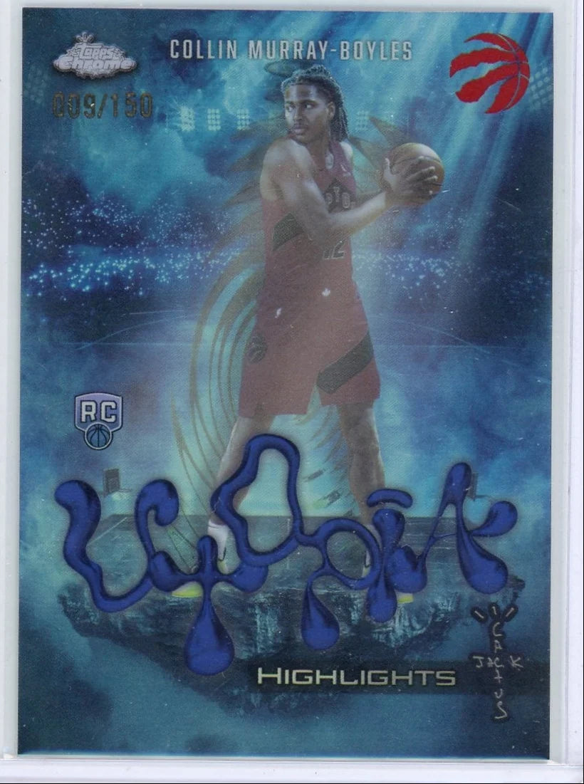 Collin Murray-Boyles 2025-26 Topps Chrome X Cactus Jack Blue Utopia Highlights #'d 009/150