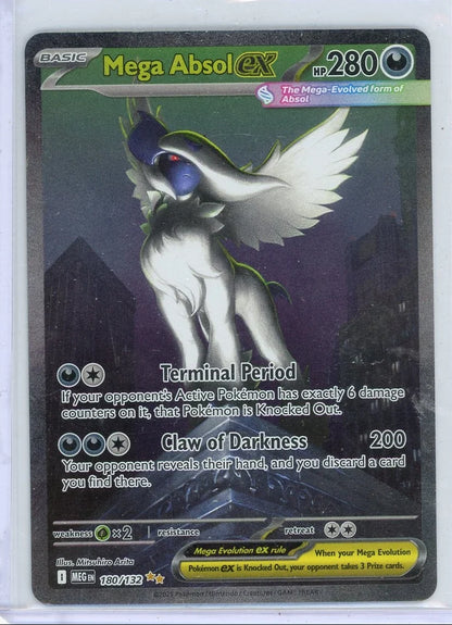 Mega Absol ex Pokémon Mega Evolution Special Illustration Rare #180/132