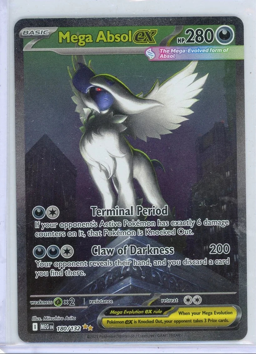 Mega Absol ex Pokémon Mega Evolution Special Illustration Rare #180/132