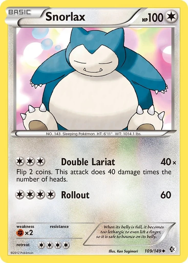 Snorlax (109/149) (Boundaries Crossed) (BCR)