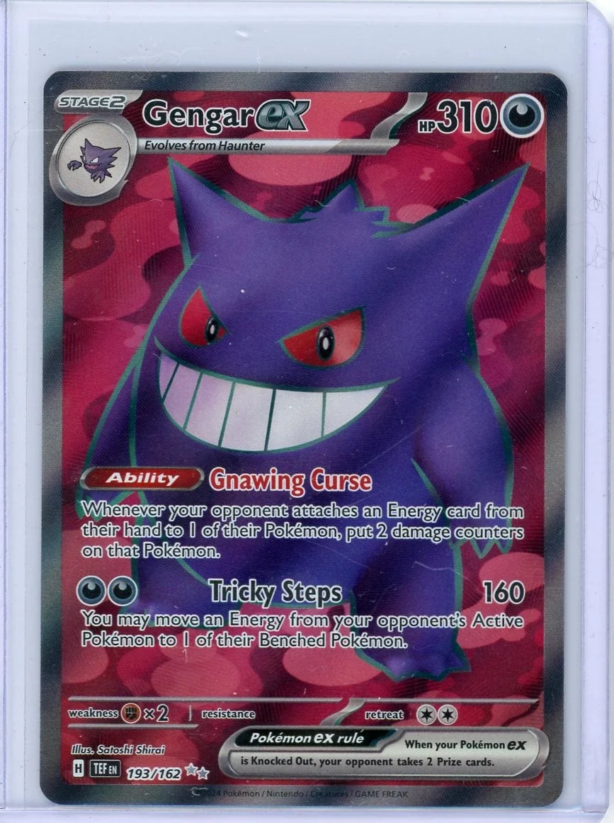Gengar ex Pokémon Temporal Forces Full Art #193/162