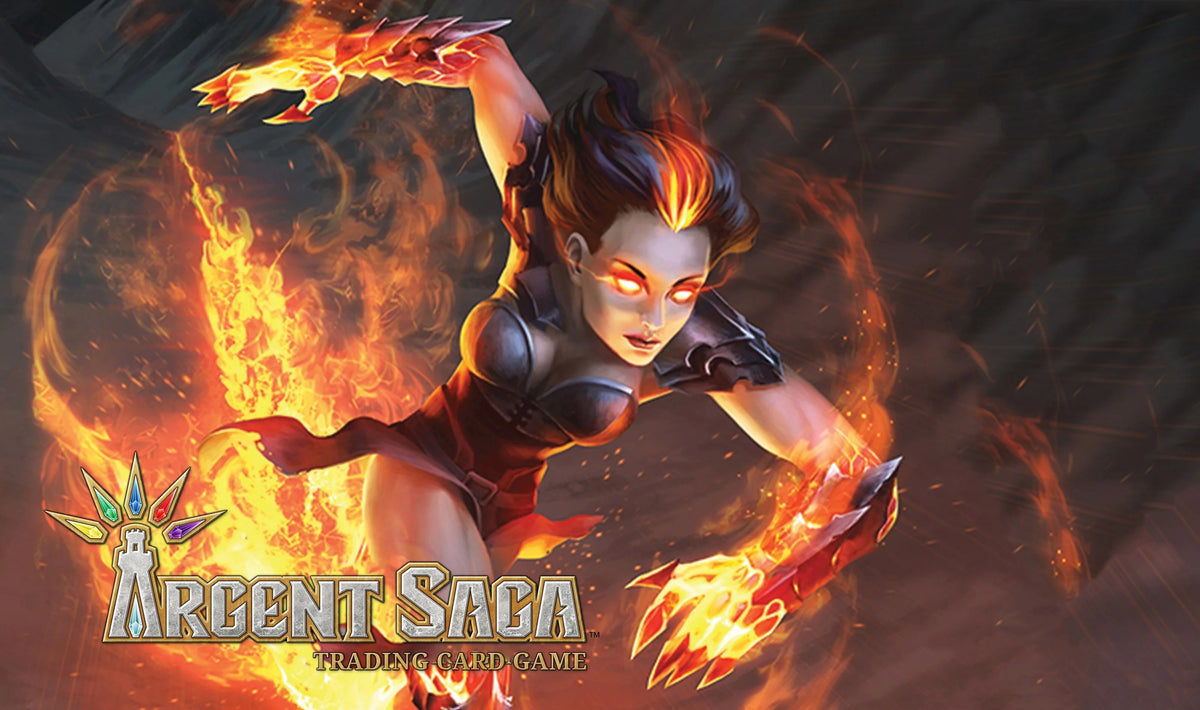 Argent Saga TCG Rubber Playmat - Scarlett
