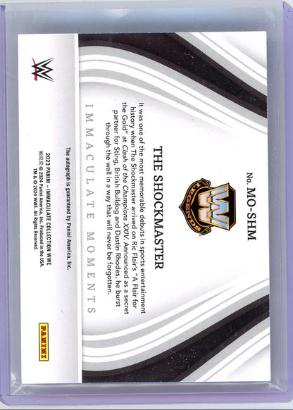 The Shockmaster 2023 Panini Immaculate Moments Autograph #'d 79/99