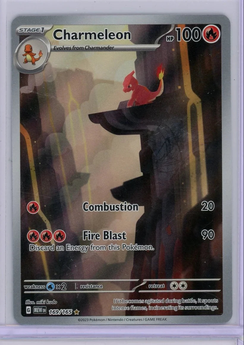 Charmeleon Pokémon 151 Illustration Rare #169/165