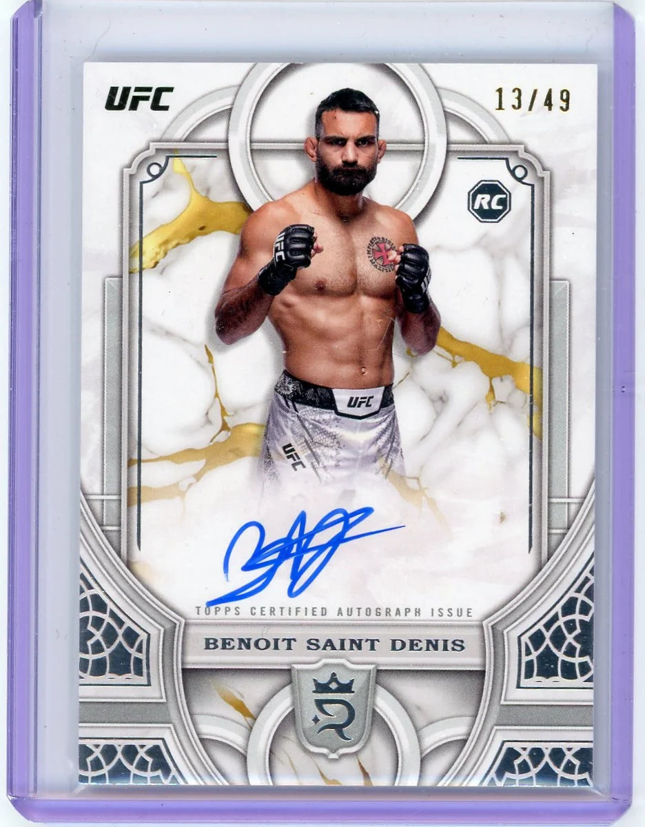 Benoit Saint Denis 2024 Topps Royalty Collection Rookie Autograph #'d 13/49