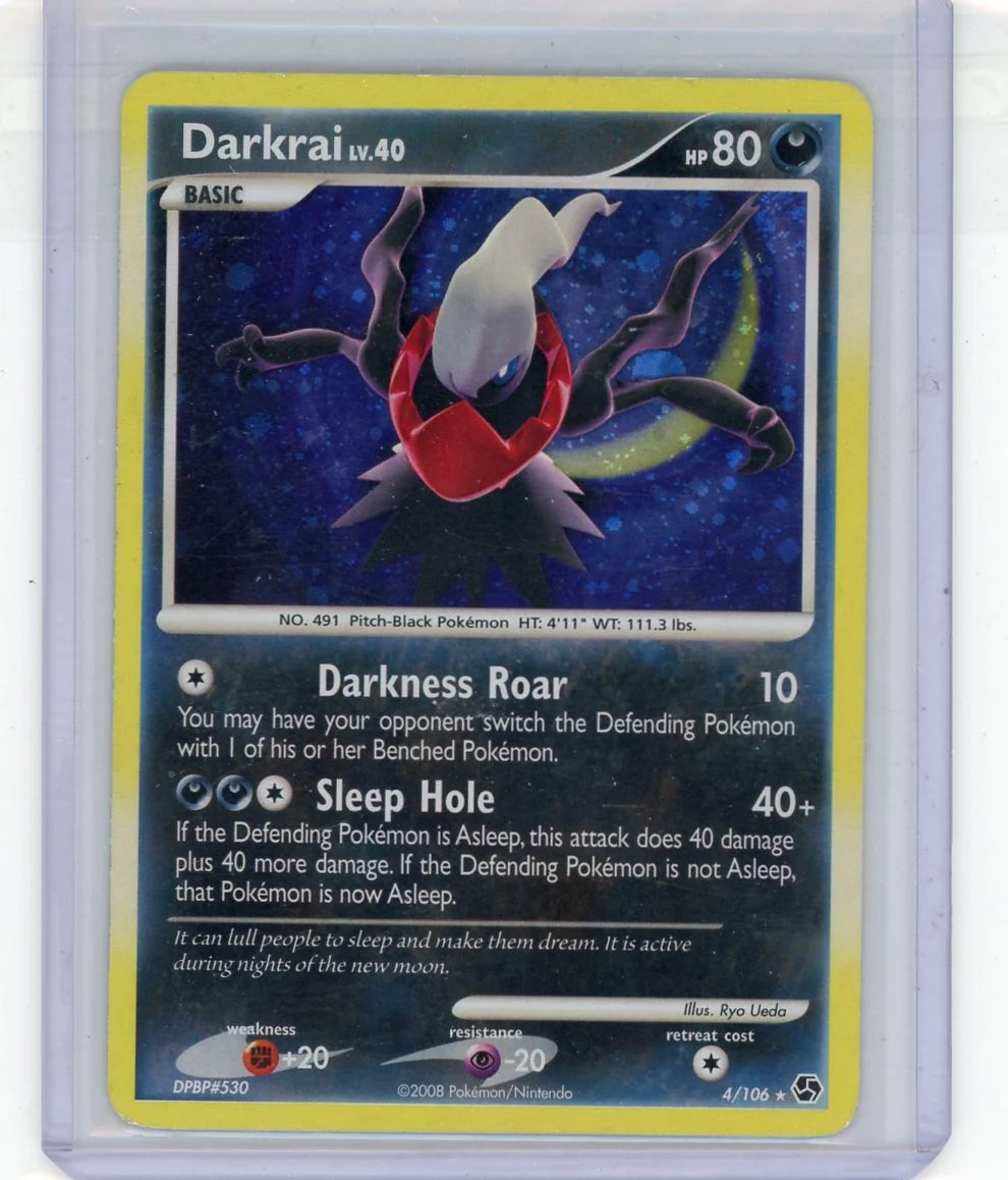 Darkrai Lv. 40 2008 Pokémon Great Encounters holo #4/106