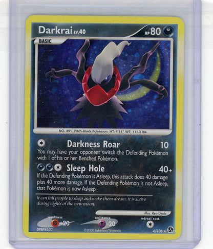 Darkrai Lv. 40 2008 Pokémon Great Encounters holo #4/106