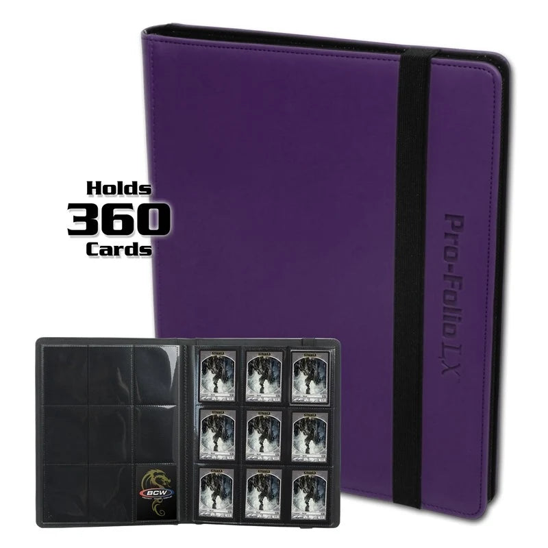 Pro-Folio 9-Pocket LX Album - Purple