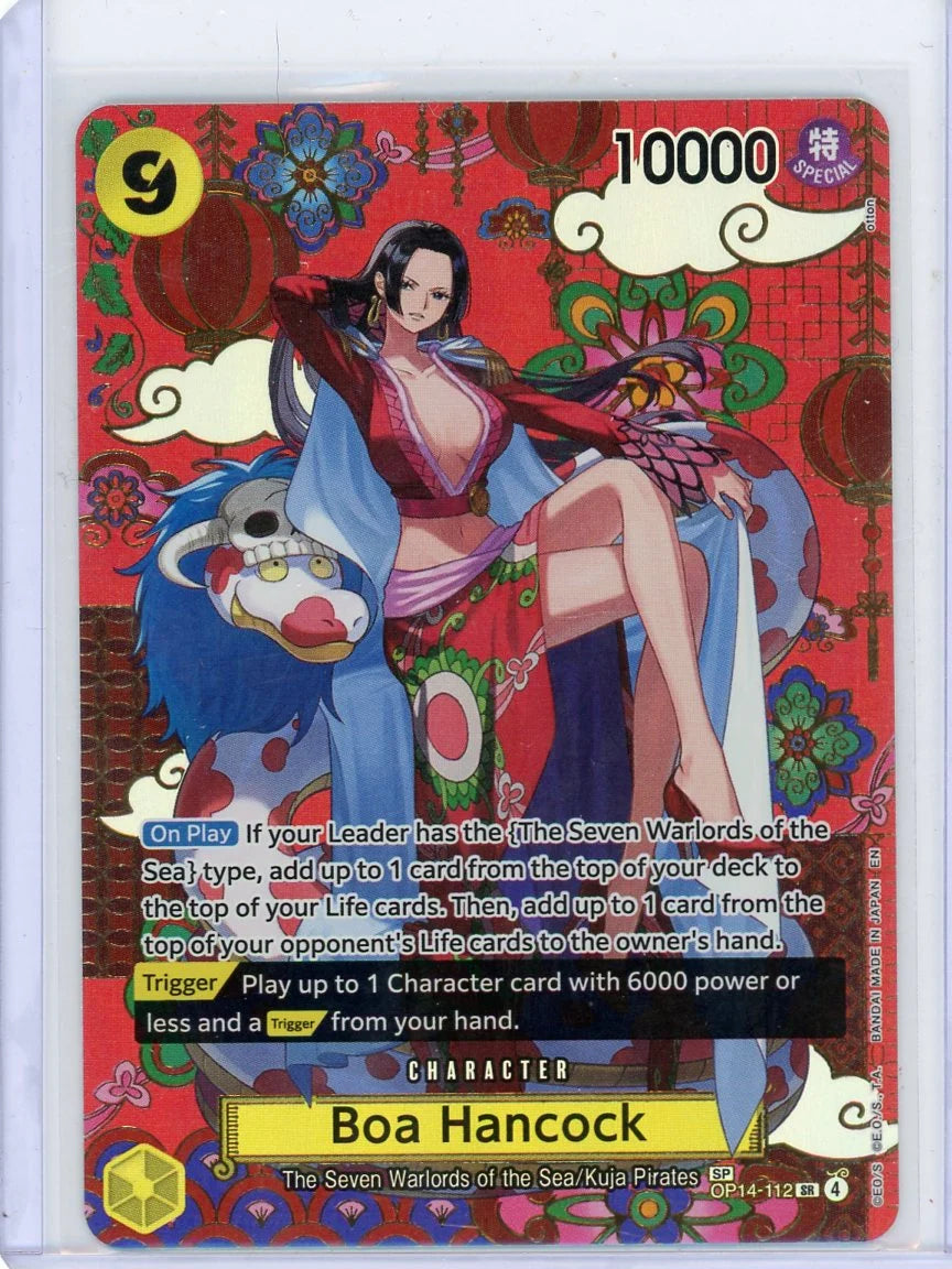 Boa Hancock One Piece Card Game OP-14 Treasure Rare 112