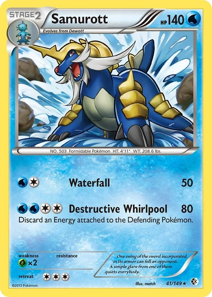Samurott (41/149) (Boundaries Crossed) (BCR)