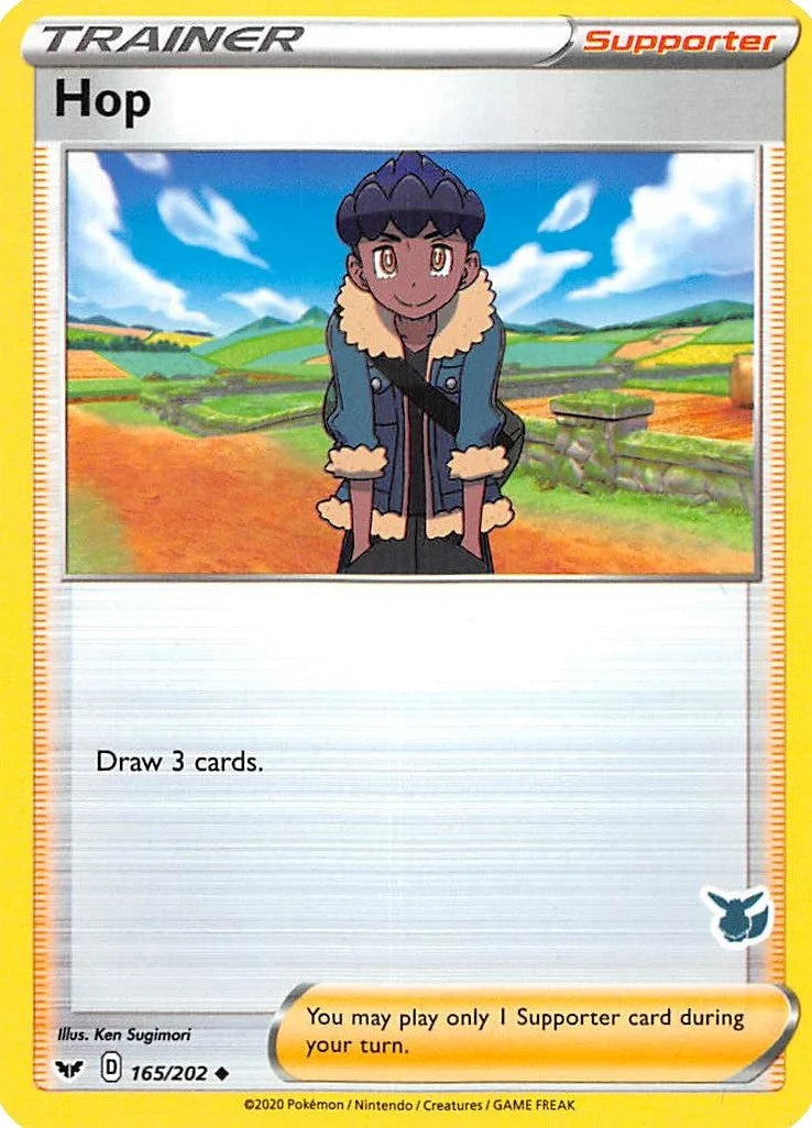 Hop - 165/202 (Eevee Stamped) (165/202) (Battle Academy 2022) (BA22)