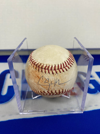 Clayton Kershaw Autographed MLB Game Used Pitch 08/27/13