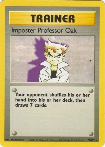 Imposter Professor Oak (073/102) (Base Set) (BS)