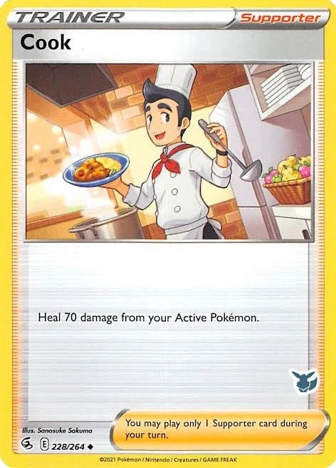 Cook - 228/264 (Eevee Stamped) (228/264) (Battle Academy 2022) (BA22)