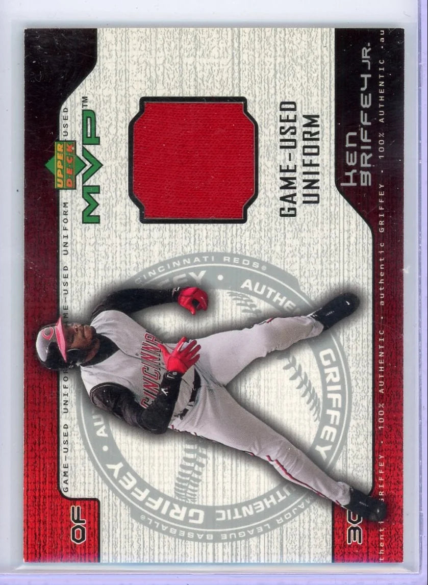 Ken Griffey Jr. 2001 Upper Deck MVP Game Used Relic
