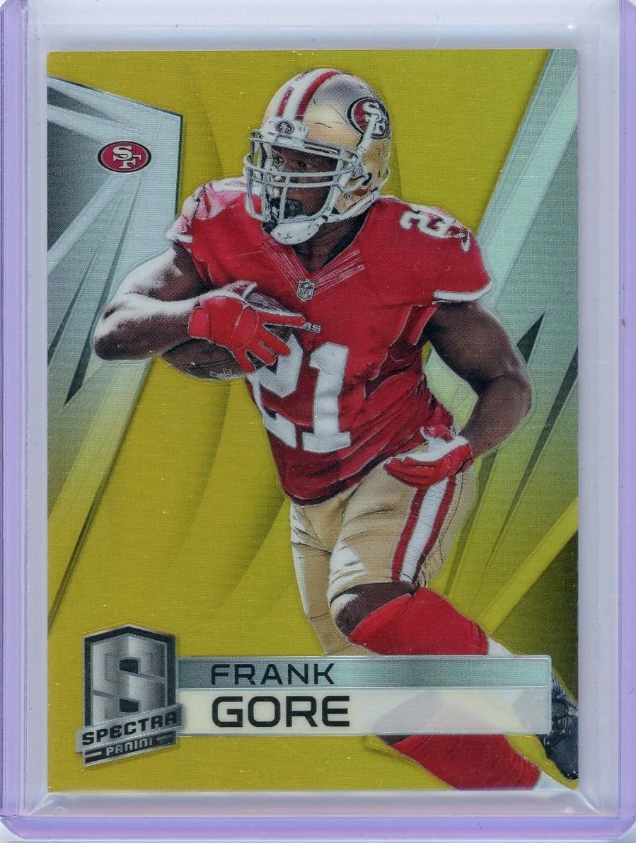 Frank Gore 2014 Panini Spectra Gold Prizm #'d 11/25
