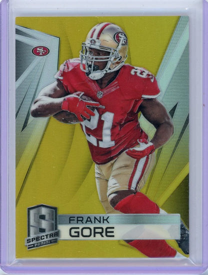 Frank Gore 2014 Panini Spectra Gold Prizm #'d 11/25