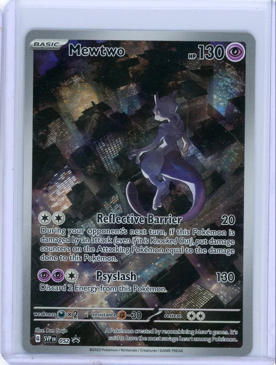 Mewtwo Pokémon 151 Black Star Promo #052