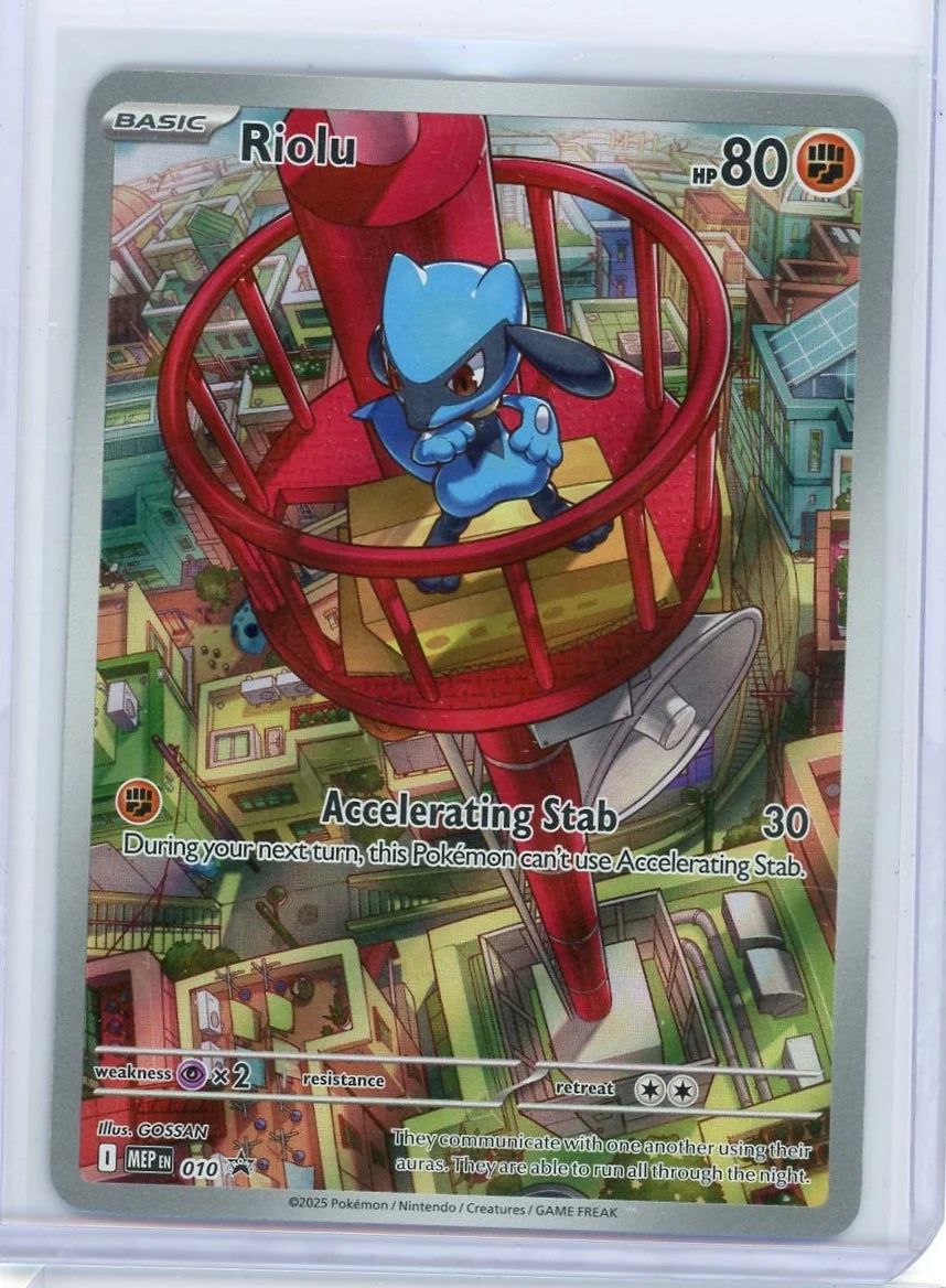 Riolu Pokémon Mega Evolution Black Star Promo #010