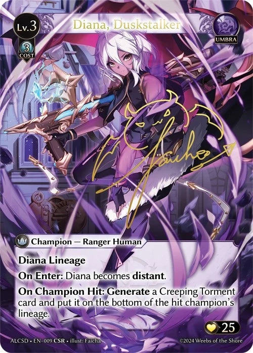 Diana, Duskstalker (CSR) (009) (Alchemical Revolution Starter Decks) (ALCSD)
