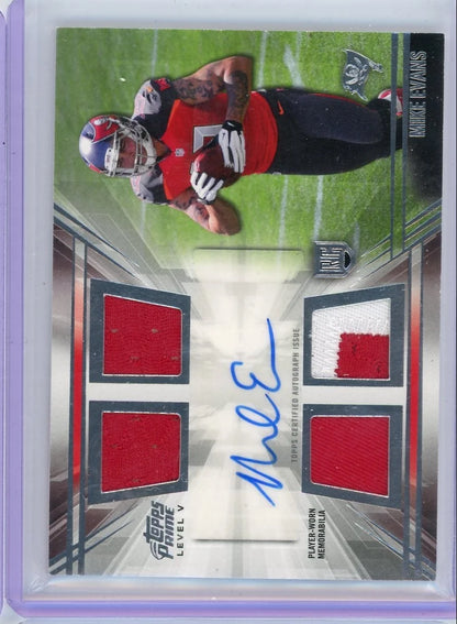Mike Evans 2014 Topps Prime Level V Rookie Patch Autograph