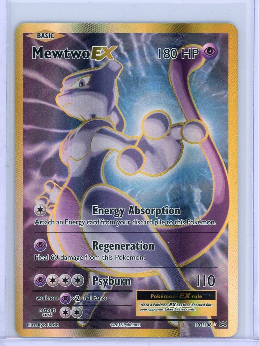 Mewtwo EX Pokémon XY Evolutions Full Art #103/108