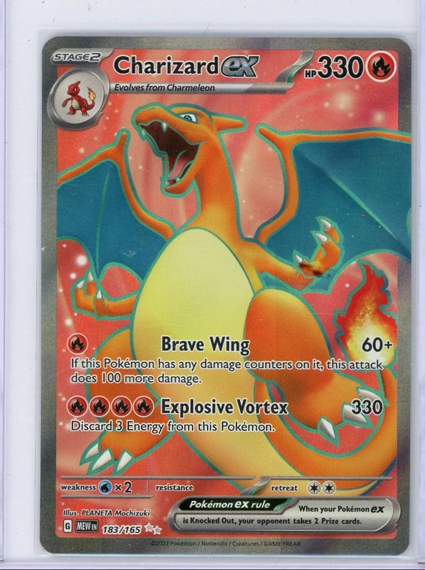 Charizard ex Pokémon 151 Full-Art #183/165