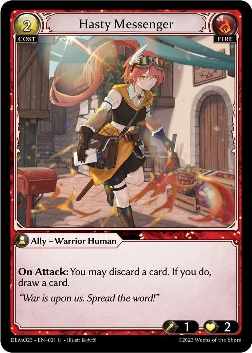 Hasty Messenger (021) (2023 Demo Deck) (DEMO23)
