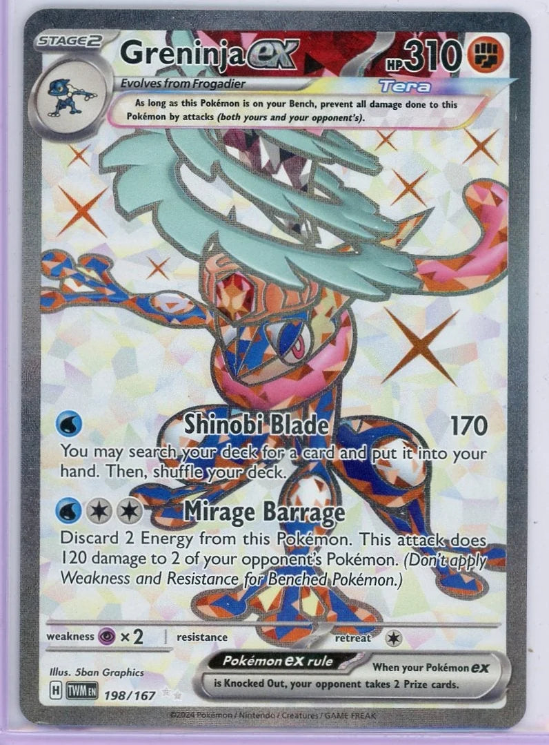 Greninja Pokémon 2024 Twilight Masquerade #198/167