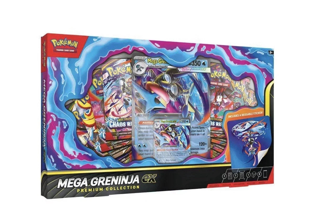 Pokémon Mega Greninja ex Premium Collection 6 Box Case