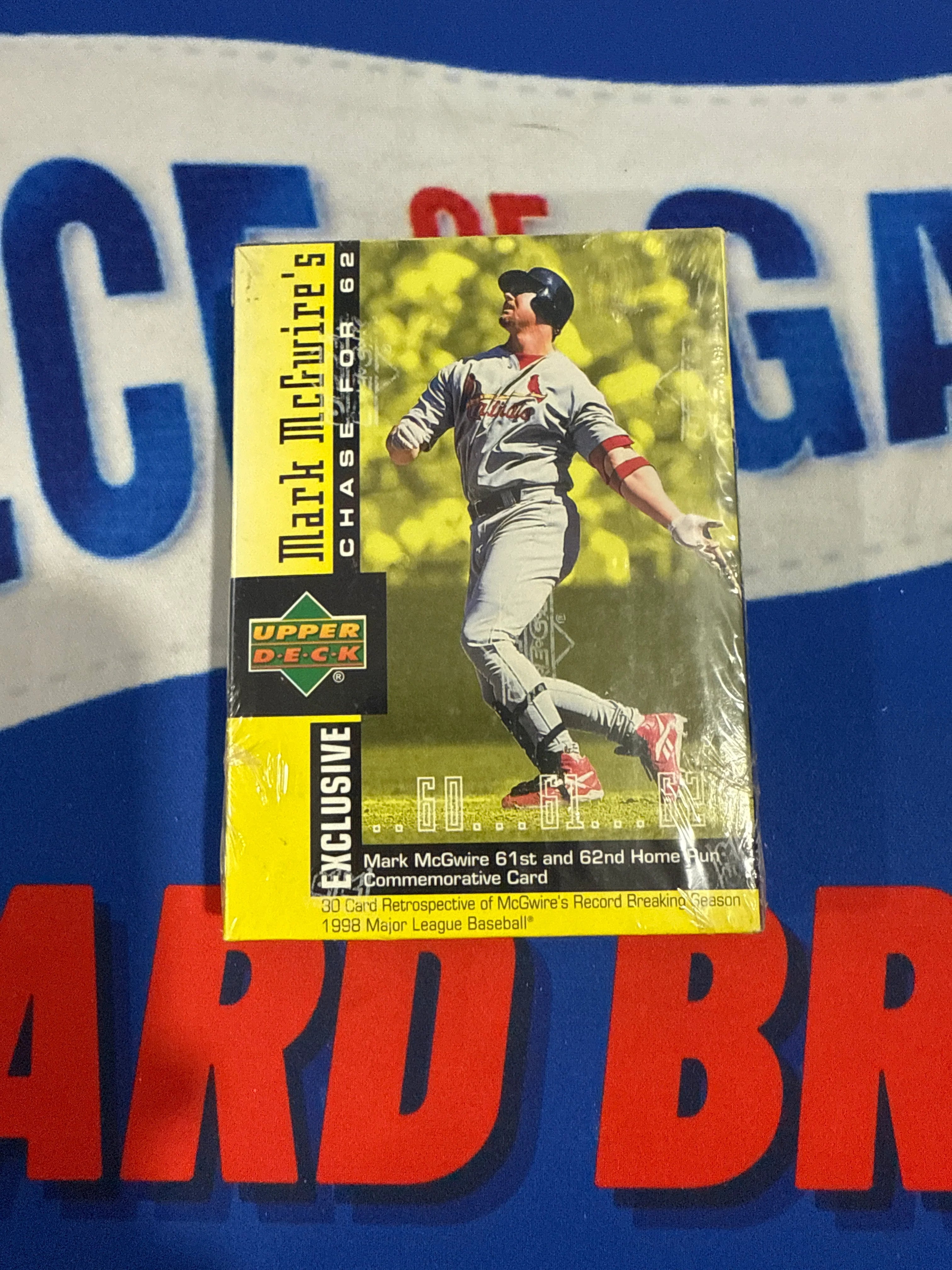 Mark McGwire 1998 Upper Deck 30-card Exclusive Chase for 62 set (sealed)