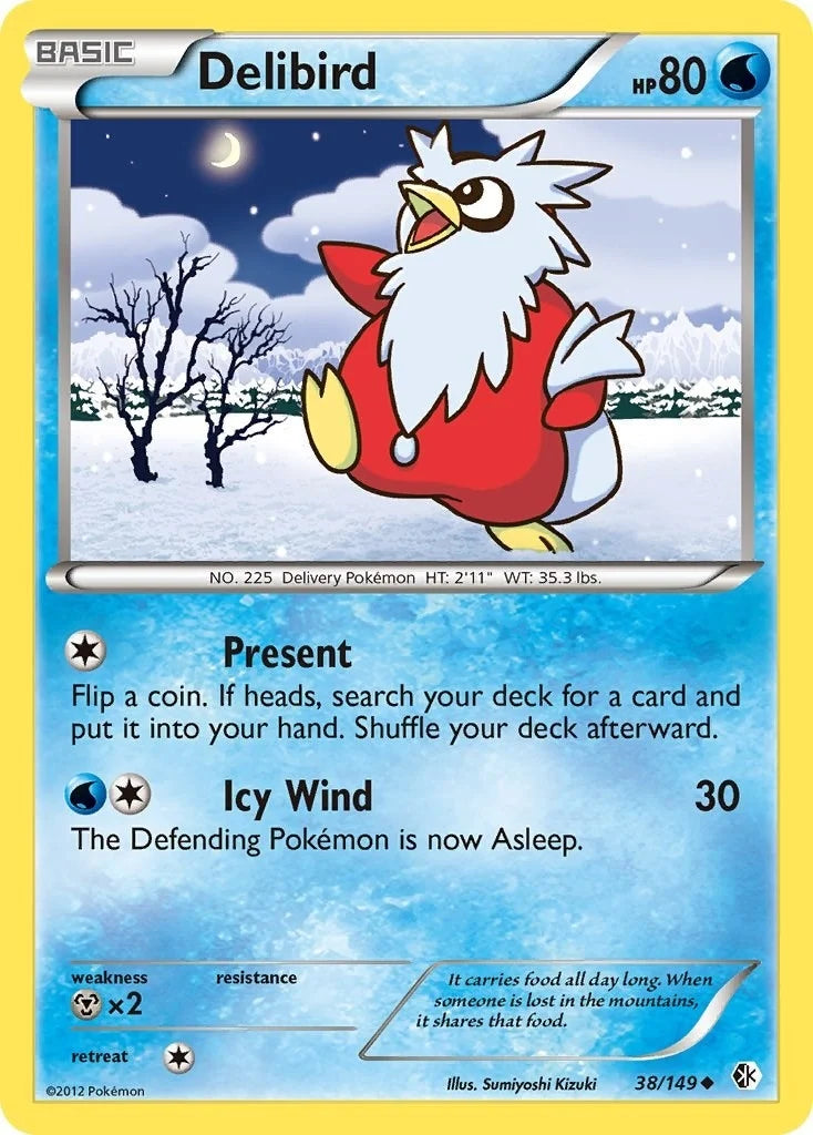 Delibird (38/149) (Boundaries Crossed) (BCR)