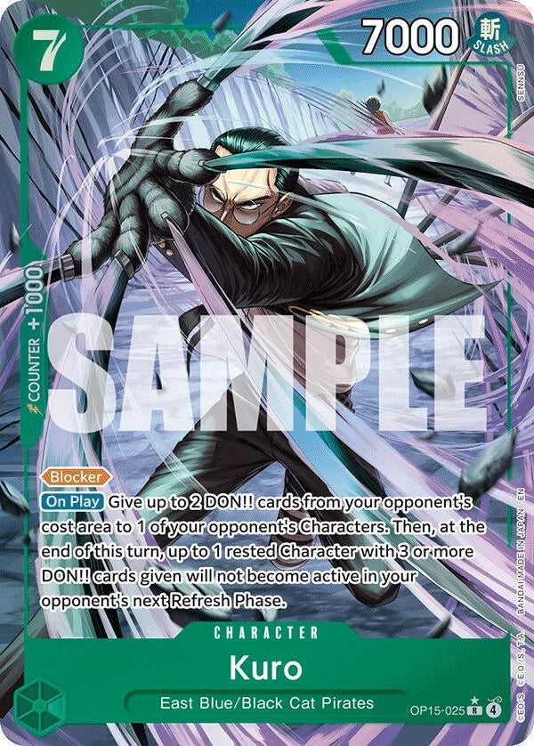 Kuro (Alternate Art) (OP15-025) (Adventure on Kami's Island) (OP15-EB04)
