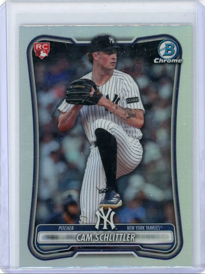 Cam Schlittler 2026 Bowman Chrome Red Rookie Shield Refractor