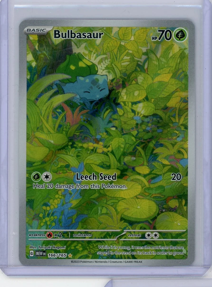 Bulbasaur Pokémon 151 Illustration Rare #166/165