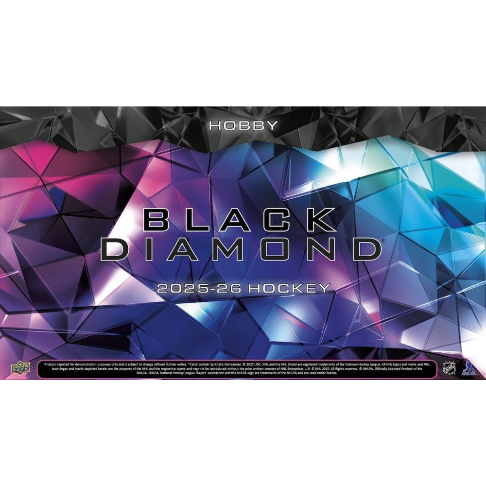 2025-26 Upper Deck Black Diamond Hockey Hobby Box [Contact Us To Order]