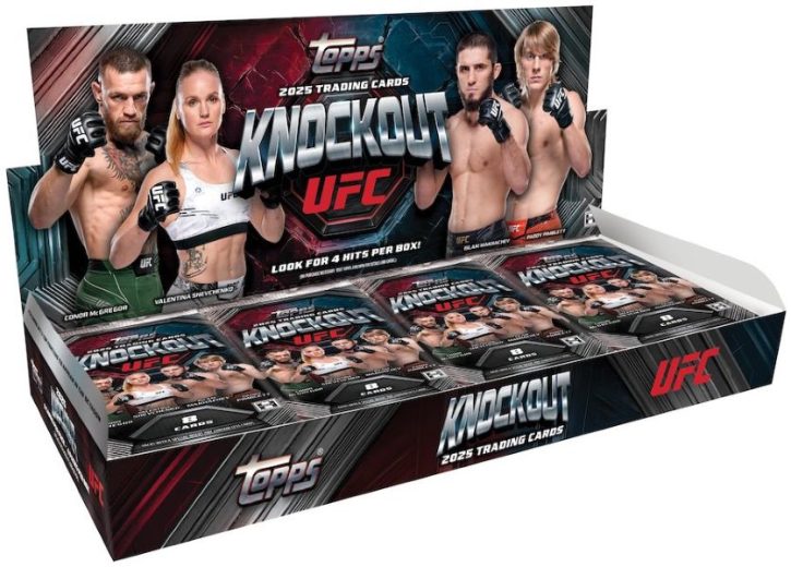 2025 Topps UFC Knockout Hobby 8 Box Case