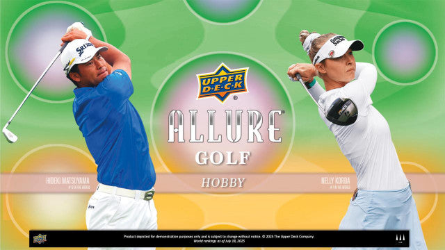 2026 Upper Deck Allure Golf Hobby 18 Box Case [Contact Us To Order]