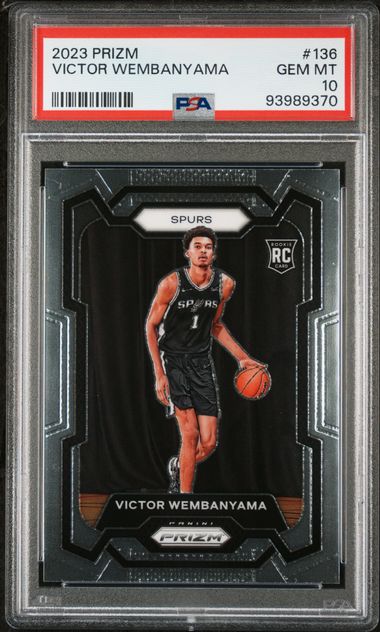 Victor Wembanyama 2023 Panini Prizm #136 PSA 10